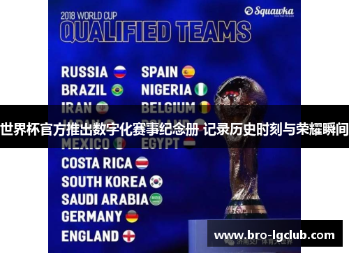 世界杯官方推出数字化赛事纪念册 记录历史时刻与荣耀瞬间